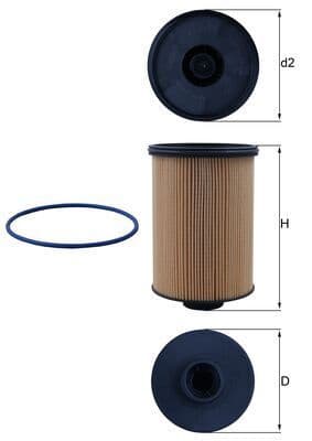 filtru combustibil MAHLE KX 659D