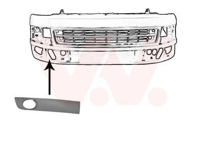 Grila ventilatie, bara protectie VAN WEZEL 5790594