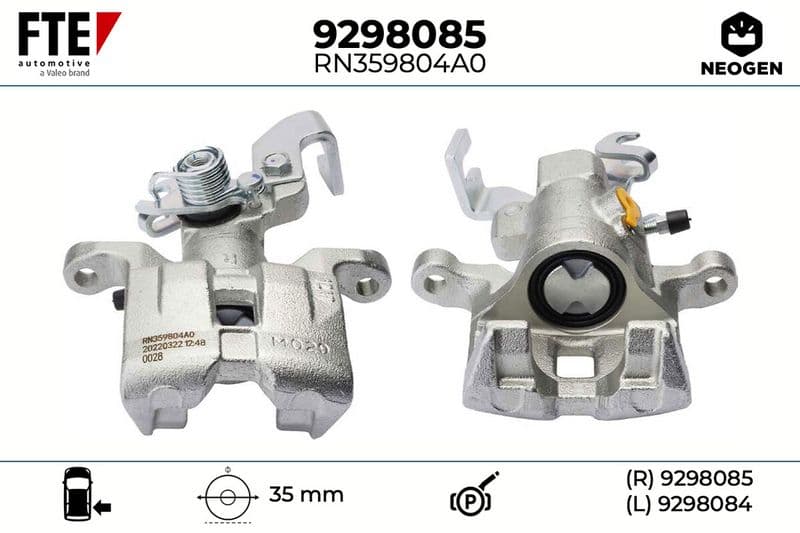 Etrier frana FTE NEOGEN 9298085