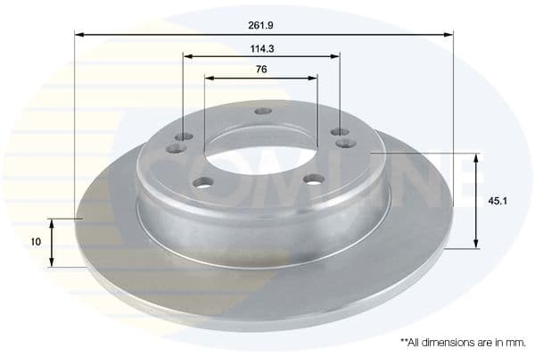 Disc frana COMLINE ADC2415