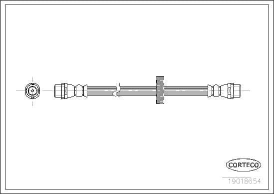 Furtun frana CORTECO 19018654
