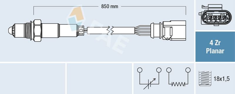 Sonda Lambda FAE 77403