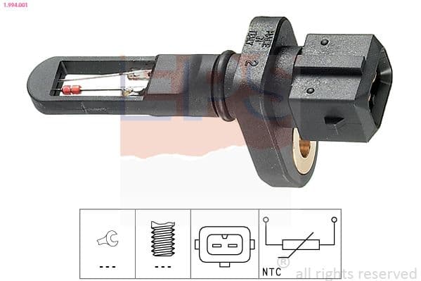senzor,temperatura aer admisie EPS Made in Italy - OE Equivalent 1.994.001