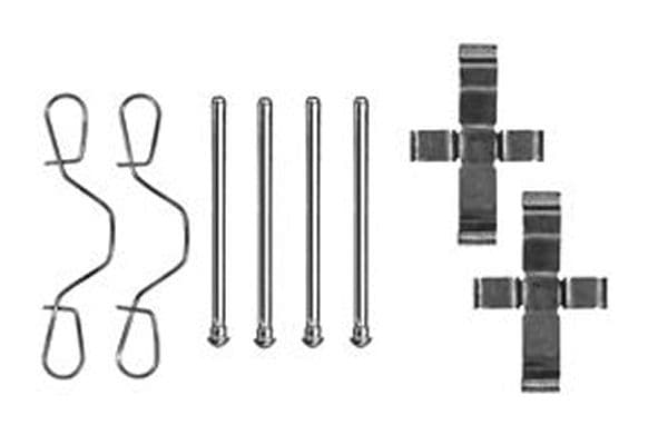 Set accesorii, placute frana TRW PFK112
