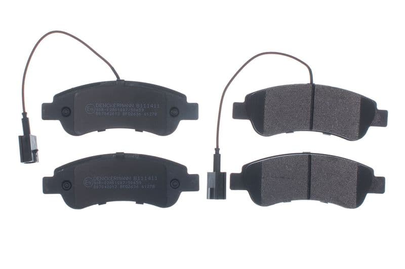 set placute frana,frana disc DENCKERMANN B111411