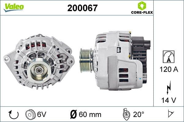 Generator / Alternator VALEO 200067