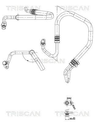 conducta presiune variabila,aer conditionat TRISCAN 9010 25025