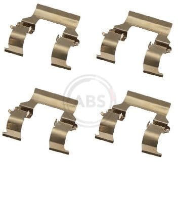 Set accesorii, placute frana ABS 1279Q