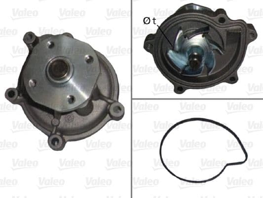 Pompă de apă, răcire motor VALEO 506899