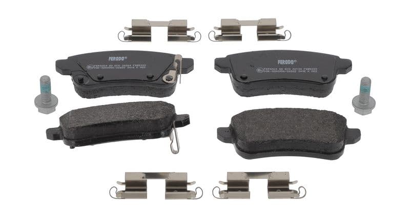 set placute frana,frana disc FERODO PREMIER ECO FRICTION FDB5333
