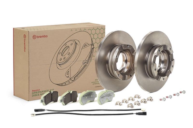 Set frana, frana disc BREMBO BEYOND LINE - Greenance KT 10 018