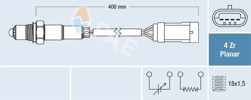 Sonda Lambda FAE 77206