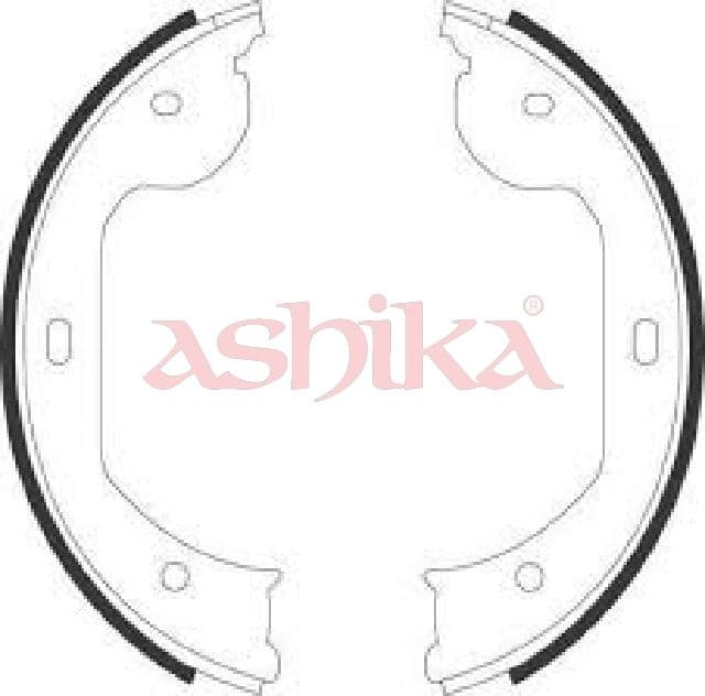 Set saboti frana ASHIKA 55-00-0104