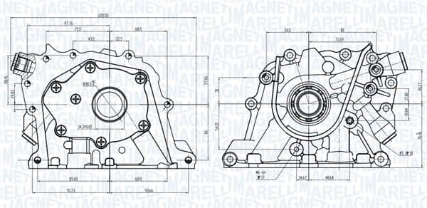 Pompa ulei MAGNETI MARELLI 351516000127