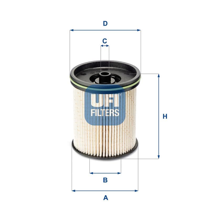 filtru combustibil UFI 26.122.00