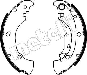 Set saboti frana METELLI 53-0076