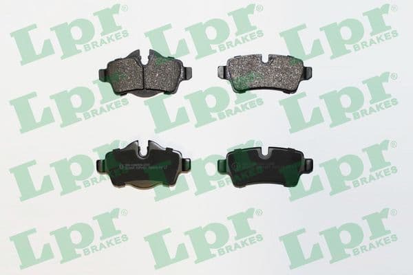 set placute frana,frana disc LPR 05P1481