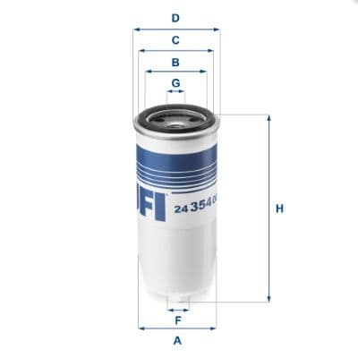 filtru combustibil UFI 24.354.00