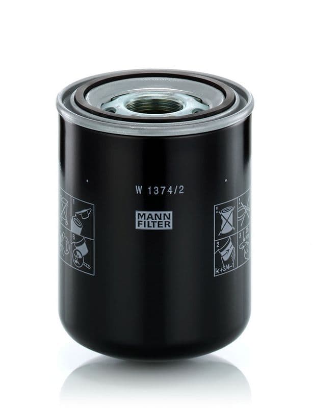 Filtru hidraulic, cutie de viteze automata MANN-FILTER W 1374/2