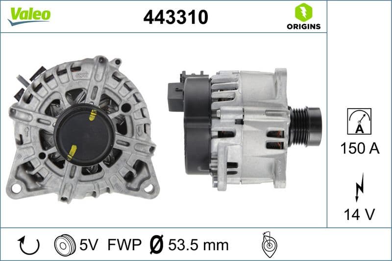 Generator / Alternator VALEO 443310