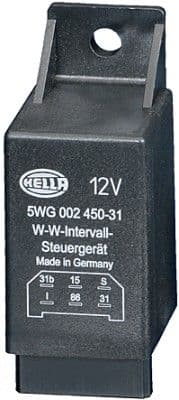 Releu, temporizare stergator parbriz HELLA 5WG 002 450-311