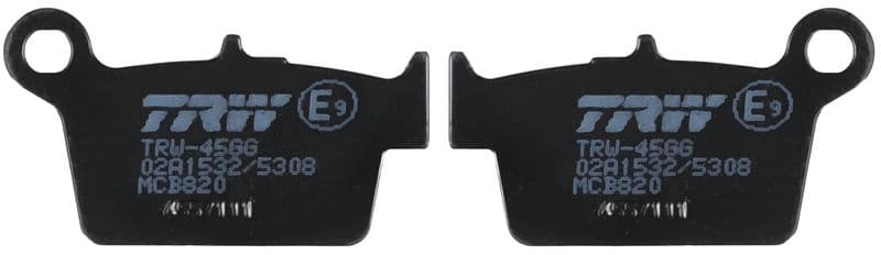 set placute frana,frana disc TRW Organic Allround MCB820