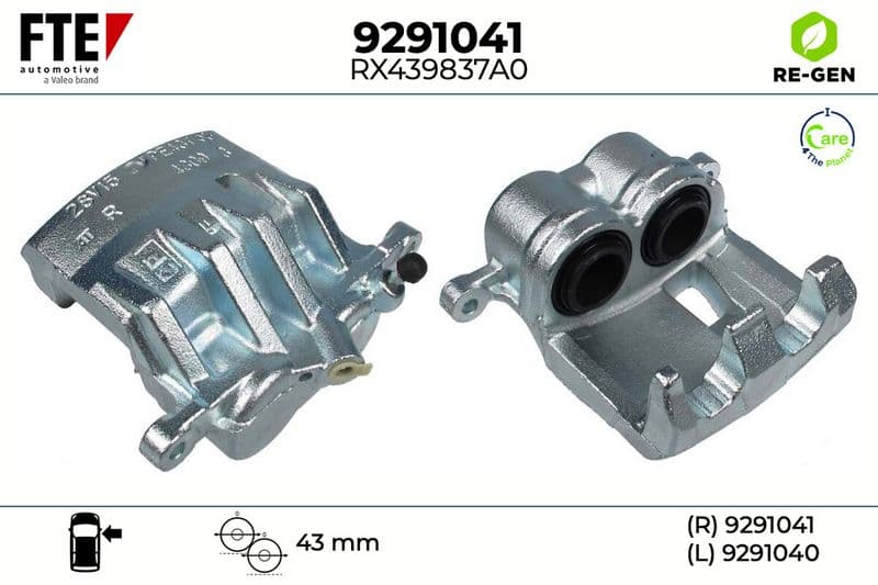 Etrier frana FTE 9291041