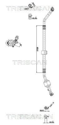 conducta presiune variabila,aer conditionat TRISCAN 9010 25004