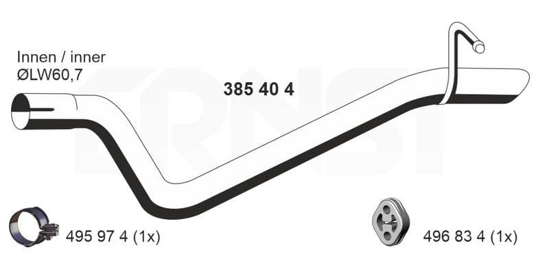Racord evacuare ERNST 385404
