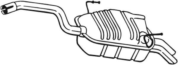 Toba esapament finala BOSAL 190-903
