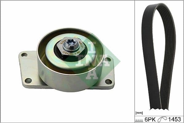 Set curea transmisie cu caneluri Schaeffler INA 529 0216 10