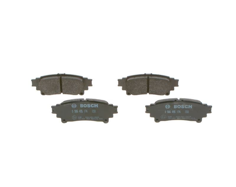 set placute frana,frana disc BOSCH 0 986 495 174