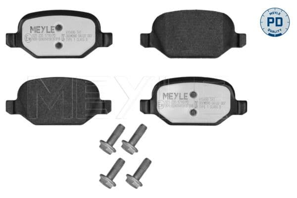 set placute frana,frana disc MEYLE -PD: Advanced performance and design. 025 235 1716/PD