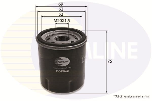 Filtru ulei COMLINE EOF042