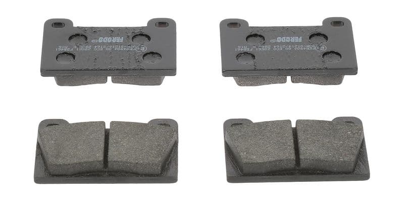 set placute frana,frana disc FERODO PREMIER ECO FRICTION FDB461