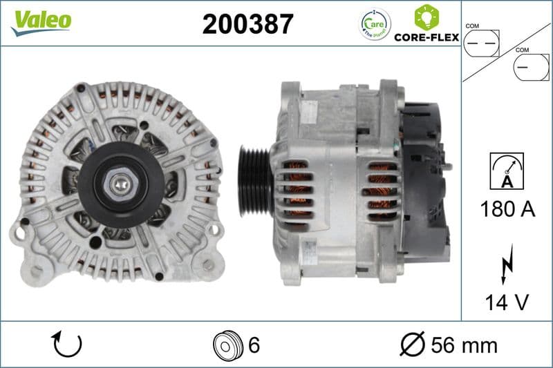 Generator / Alternator VALEO 200387