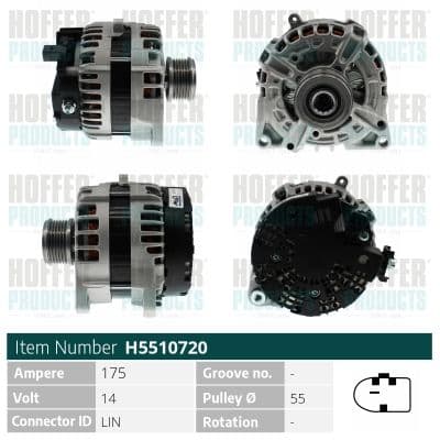 Generator / Alternator MEAT & DORIA H5510720