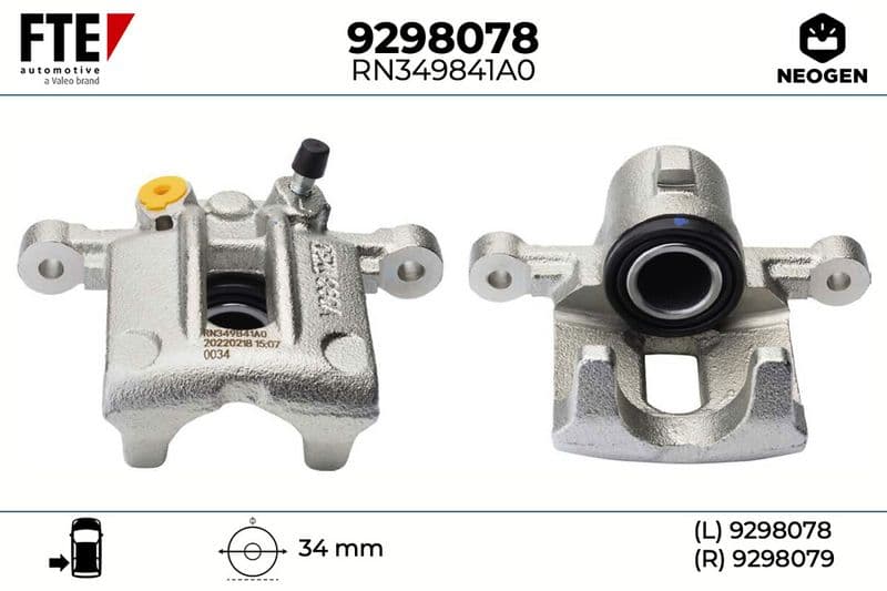 Etrier frana FTE NEOGEN 9298078
