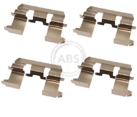 Set accesorii, placute frana ABS 1281Q