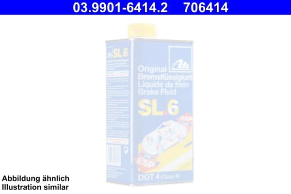 Lichid de frana ATE SL.6 DOT 4 03.9901-6414.2