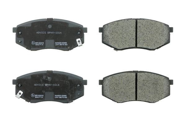 set placute frana,frana disc AISIN Premium ADVICS by BPHY-1014