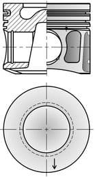 Piston KOLBENSCHMIDT 41008600
