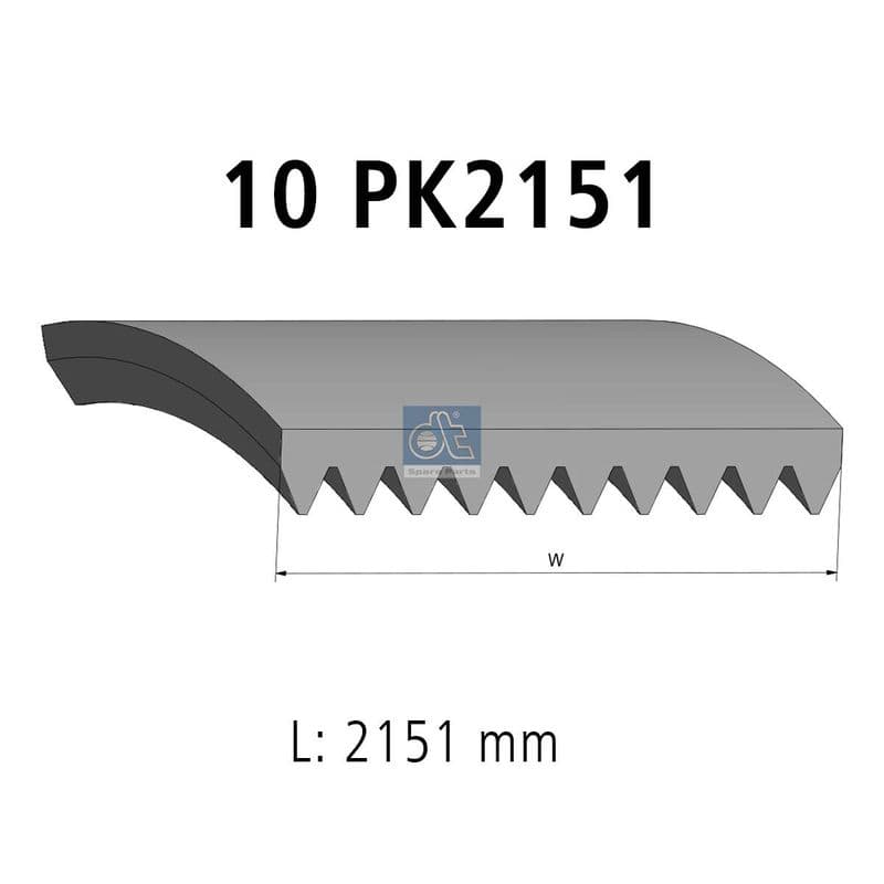 Curea transmisie cu caneluri DT Spare Parts 4.81357