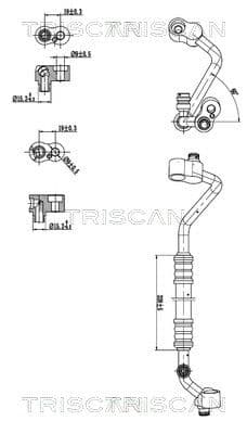 conducta presiune variabila,aer conditionat TRISCAN 9010 11018