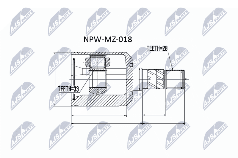 Set articulatie, planetara NTY NPW-MZ-018