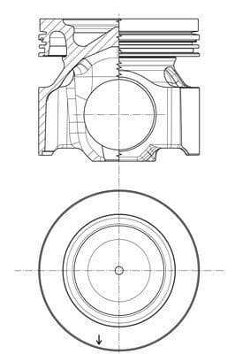 Piston MAHLE 007 PI 00178 000