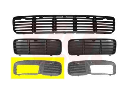 Grila ventilatie, bara protectie VAN WEZEL ** Equipart ** 5826594