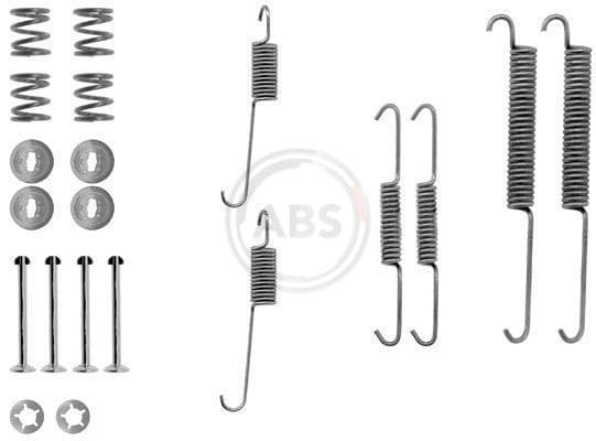 Set accesorii, sabot de frana ABS 0754Q