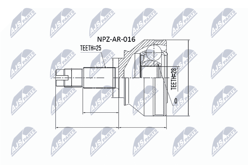 Set articulatie, planetara NTY NPZ-AR-016