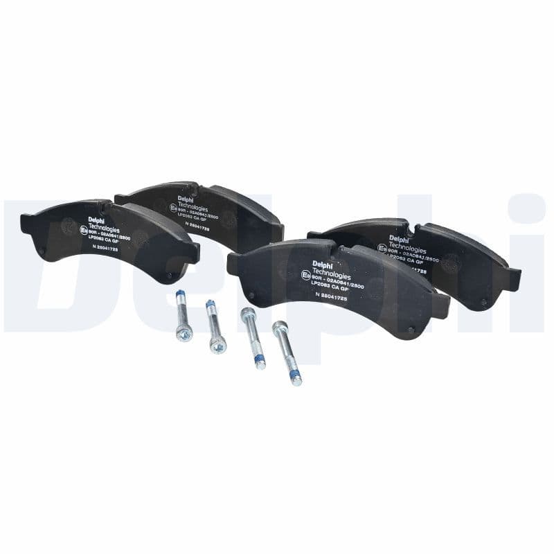 set placute frana,frana disc DELPHI LP2063